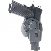 Laylax Battle Style CQC Holster Marui Hi-Capa / 1911 GBB Right Hand - Black