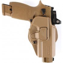 Laylax Battle Style CQC Holster VFC SIG Sauer M17 GBB Right Hand - Tan