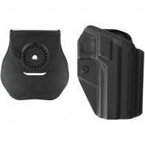 Laylax Battle Style Kydex Holster Marui DE .50AE GBB Left Hand - Black