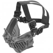 Laylax Battle Style Skull Face Guard - Black