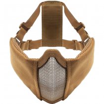 Laylax GARUDA Half Mesh Face Guard - Tan