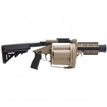 LDT MGL Grenade Launcher & Retractable Stock - Dark Earth