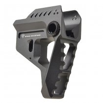 Madbull Strike Industries M4 GBBR Pit Stock 7-Position Advanced Receiver Extension - Black