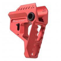 Madbull Strike Industries M4 GBBR Pit Stock 7-Position Advanced Receiver Extension - Red