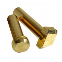 Madbull Strike Industries M4 GBBR Steel Extended Pivot & Takedown Pins - Gold