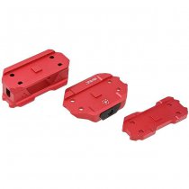 Madbull Strike Industries T1 Picatinny Riser Mount - Red