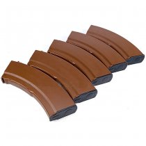 MAG AK47 100rds AEG Magazine AKM Type Set - Brown