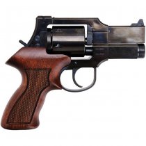 Marushin Mateba Gas Revolver 3 Inch Heavyweight Wood Grip Version - Aged