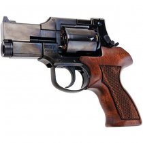 Marushin Mateba Gas Revolver 3 Inch Heavyweight Wood Grip Version - Aged