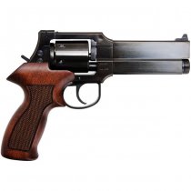 Marushin Mateba Gas Revolver 5 Inch Heavyweight Wood Grip Version - Aged