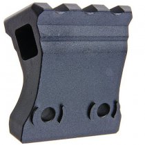 METAL 45 Degree M-LOK Offset Optic Rail Mount - Black