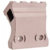 METAL 45 Degree M-LOK Offset Optic Rail Mount - Dark Earth