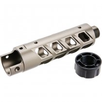 Narcos Action Army AAP-01 GBB Front Barrel Kit Type 8 - Titanium Grey