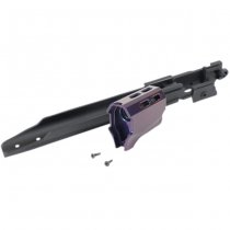 Nine Ball Marui Hi-Capa 5.1 GBB EDGE Lower Frame & Compensator Set ZANSHIN - Purple