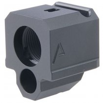 RWA Agency Arms 417 Compensator Single Port 14mm CCW - Black