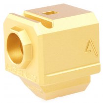 RWA Agency Arms 417 Compensator Single Port 14mm CCW - Gold