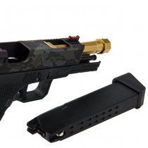 RWA Agency Arms EXA Gas Blow Back Pistol Ronin Gold Barrel Edition - Black