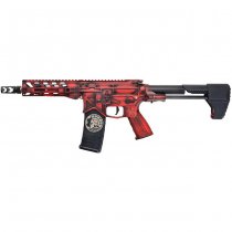 RWA Battle Arms Development SBR AEG Liku Edition Cerakote USMC Rd Battleworn - Red