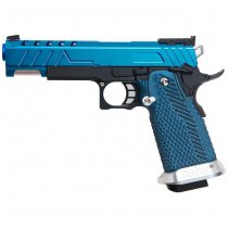 RWA DIVA Hi-Capa 5.1 Gas Blow Back Pistol G10 Grip - Blue