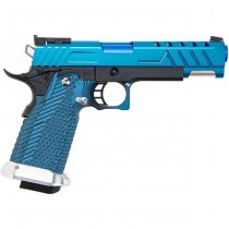 RWA DIVA Hi-Capa 5.1 Gas Blow Back Pistol G10 Grip - Blue