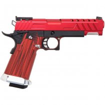 RWA DIVA Hi-Capa 5.1 Gas Blow Back Pistol G10 Grip - Red