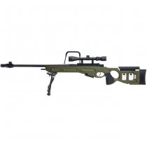 Snow Wolf SV98 Spring Spring Sniper Rifle Set - Olive