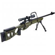 Snow Wolf SV98 Spring Spring Sniper Rifle Set - Olive