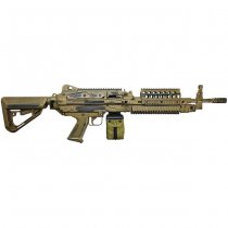 T8 A&K SP System MK46 MOD0 LMG AEG Battleworn Version - Dark Earth