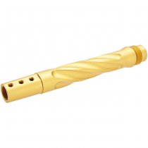 TTI Airsoft TP22 GBB Fluted Outer Barrel - Gold