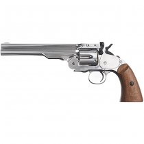 WinGun Break Top Major 3 1877 Revolver Co2 793 Brown Grip - Silver