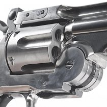 WinGun Break Top Major 3 1877 Revolver Co2 793 Brown Grip 6mm Version - Silver