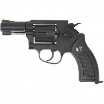 WinGun Revolver Co2 731 Sheriff M36 2.5 Inch Black Grip 6mm Version - Black