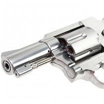 WinGun Revolver Co2 731 Sheriff M36 2.5 Inch Brown Grip 6mm Version - Silver