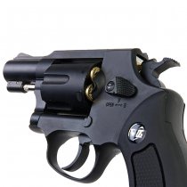 WinGun Revolver Co2 733 2 Inch Black Grip 6mm Version - Black