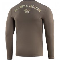 M-Tac Logo Long Sleeve T-Shirt - Dark Olive - L