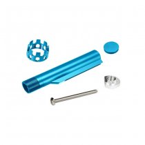 Balystik M4 AEG Stock Tube Openwork Ring - Blue