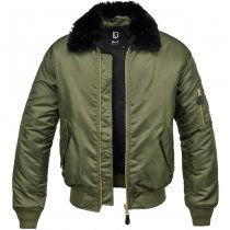 Brandit MA2 Jacket Fur Collar - Olive - 3XL