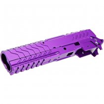 5KU Marui Hi-Capa GBB Aluminum Slide & Frame Matrix Type - Purple