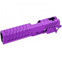 5KU Marui Hi-Capa GBB Aluminum Slide & Frame Matrix Type - Purple