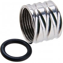 5KU Rhombus Threaded Protector 14mm CCW - Silver