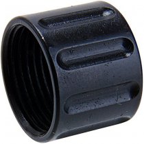 5KU Vertical Knurling Threaded Protector 14mm CCW - Black