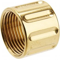 5KU Vertical Knurling Threaded Protector 14mm CCW - Gold