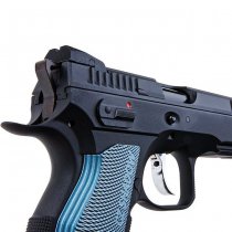 KJ Works CZ Shadow 2 Co2 Blow Back Pistol Silenced - Blue