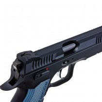 KJ Works CZ Shadow 2 Co2 Blow Back Pistol Silenced - Blue