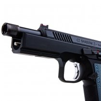 KJ Works CZ Shadow 2 Co2 Blow Back Pistol Silenced - Blue