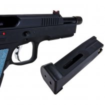 KJ Works CZ Shadow 2 Co2 Blow Back Pistol Silenced - Blue