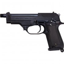 KSC M93R II Spartan SD Heavy Weight Gas Blow Back Pistol - Black