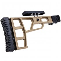 Maple Leaf VSR-10 & MLC-338 MLC-S2 Tactical Folding Stock & Hinge - Dark Earth