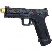 RWA Agency Arms EXA Gas Blow Back Pistol Ronin Gold Mid-Line Barrel Edition