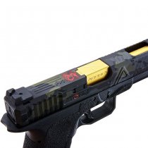 RWA Agency Arms EXA Gas Blow Back Pistol Ronin Gold Mid-Line Barrel Edition